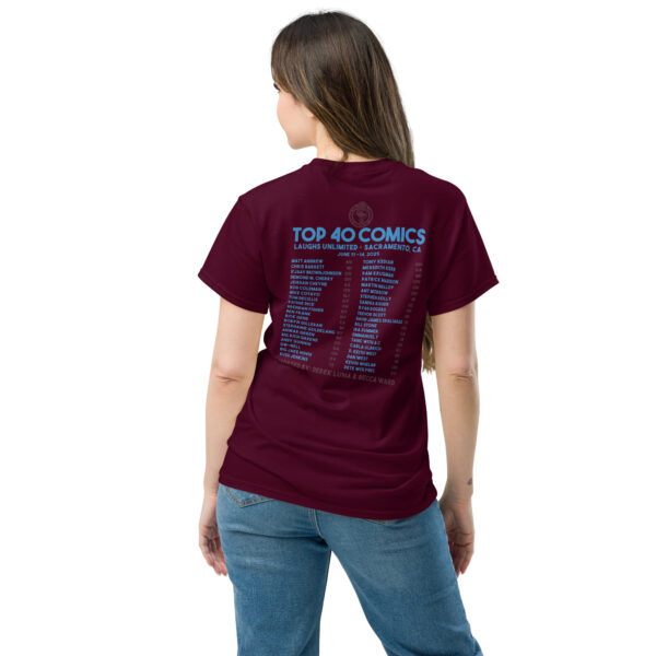Laughs Unlimited Top 40 T-Shirt - Image 7